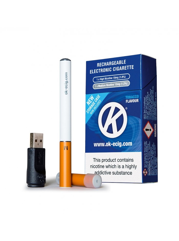 OK Rechargeable Electronic Cigarettes Tobacco Starter Kit